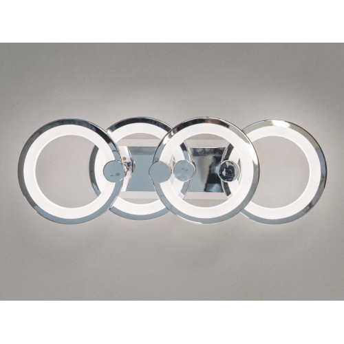 Потолочная люстра с диммером и LED подсветкой, 65W (арт. H8022/2+2HR 3col dim)