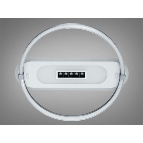 Люстра потолочная LED Diasha бело черная 48W пульт (арт. 5140/500GR)