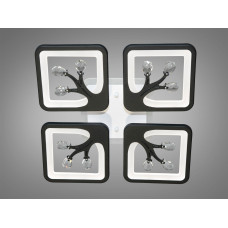 LED люстра с димером и подсветкой, 85W