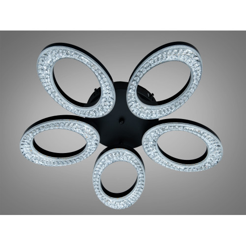 Стельова LED люстра біла 33W 3 модулі пульт 6 м² (арт. 5607/5BK)