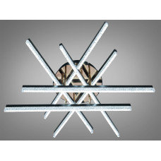 LED люстра потолочная черная 80 Вт без пульта