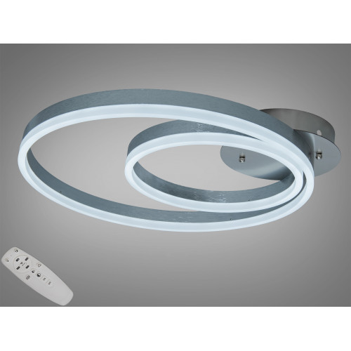 Люстра потолочная Diasha 58W пульт диммер мат хром (арт. 2538NEW HR dimmer)