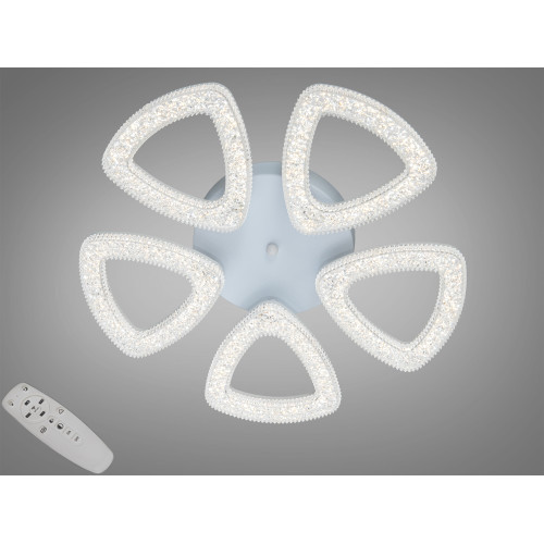 Потолочная LED люстра Diasha черная 53W пульт (арт. 6633/5S BK)