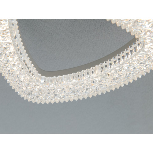 Потолочная LED люстра Diasha черная 53W пульт (арт. 6633/5S BK)