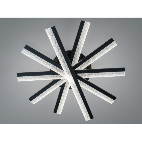 Потолочная светодиодная люстра Diasha MX3068 черный 75W акриловые  (арт. MX3068/5BK)