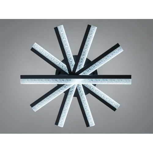Потолочная светодиодная люстра Diasha MX3068 черный 75W акриловые  (арт. MX3068/5BK)