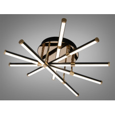 LED потолочная люстра черная 70 Вт до 12 м² (арт. SX8256/5BK)