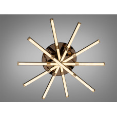 LED потолочная люстра черная 70 Вт до 12 м² (арт. SX8256/5BK)