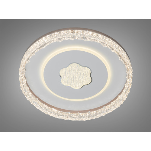 Люстра стельова LED Diasha біла квітка без пульта (арт. WG5157/B WH)