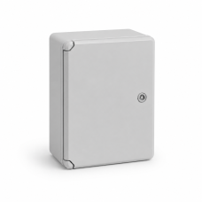 Бокс монтажний пластиковий 200×300×130 мм IP65 сірий