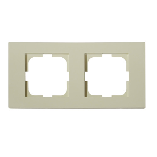 Рамка 2-на кремова GRANO