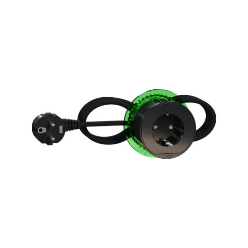 Розетка в стіл 220в, антрацит, Schneider Electric INS44001
