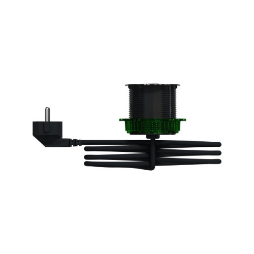 Розетка в стіл 220в, антрацит, Schneider Electric INS44001
