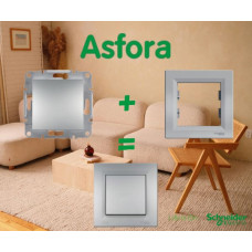 TV-R-SAT РОЗЕТКА КІНЦЕВА ASFORA АНТРАЦИТ, EPH3500171