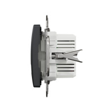 USB розетка A+C, 3 A, 45 Вт, Антрацит Sedna Design SDD114404
