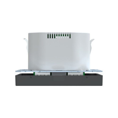 Розетка силова 2К+З, 16А, з USB 2.4A, тип А+А, гвинт.затиск, шторки, Антрацит, пластик, D-Life Merten MTN2366-6034
