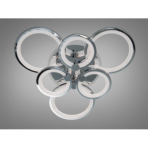 Потолочная люстра с диммером и LED подсветкой, 110W (арт. D8022/3+3HR 3col dim)