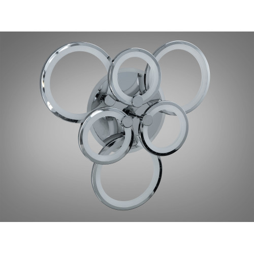 Потолочная люстра с диммером и LED подсветкой, 110W (арт. D8022/3+3HR 3col dim)