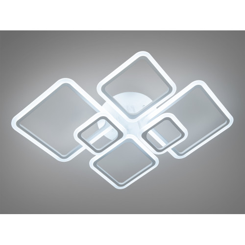 LED-люстра с диммером и RGB подсветкой, 105W (арт. A8160/6WH)
