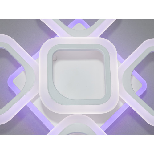 Потолочная люстра с диммером и LED подсветкой, 60W (арт. AS8060/4+1WH 3col dim)