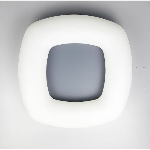 Потолочный LED светильник Schuller с серым основанием 47×47 см | Line F | Арт. 6002 002 GR 