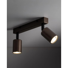 Світильник поворотний, спот TK Lighting 6180 Top GU10 2x10W IP20 коричневий