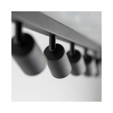 Світильник поворотний, спот TK Lighting 6179 Top GU10 8x10W IP20 Bk