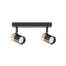 Светильник поворотный, спот Zuma Line Fori GU10 2x50W IP20 черный