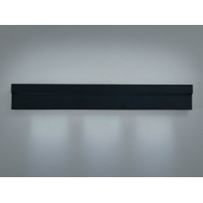 Настенный LED бра 24 Вт черный линейный