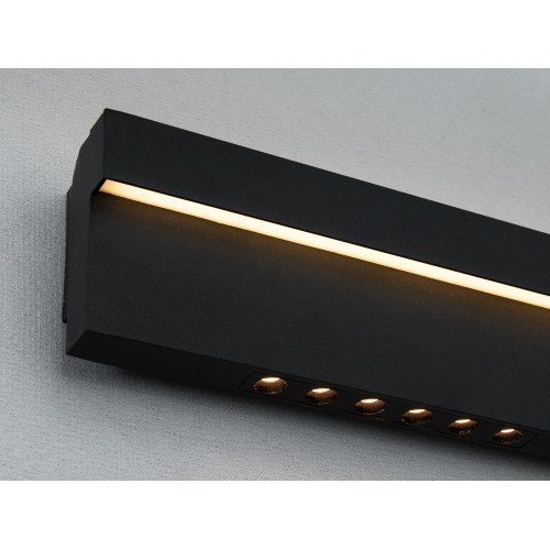 Настінний LED бра 24 Вт чорний лінійний (арт. 9646/L BK)