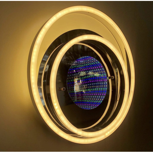 Світлодіодна люстра з 3D ефектом Line.F A 55011/2S+LED 3D CR