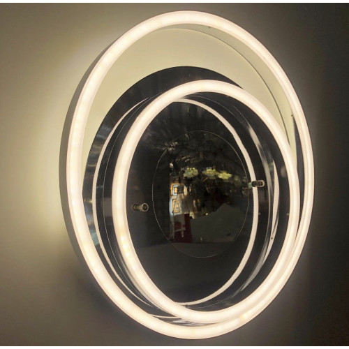 Світлодіодна люстра з 3D ефектом Line.F A 55011/2S+LED 3D CR