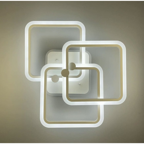 Стельова люстра LED на 3 ріжки Line.F  RGB підсвітка є