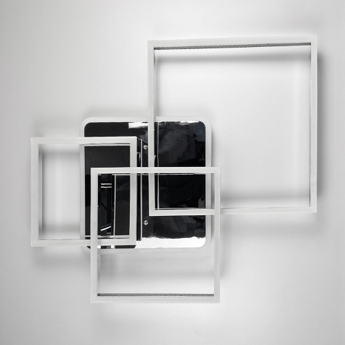 Світлодіодна люстра Ideal Lux Frame у хромованому корпусі | Арт. A 11017/3 RGB CH | Line F