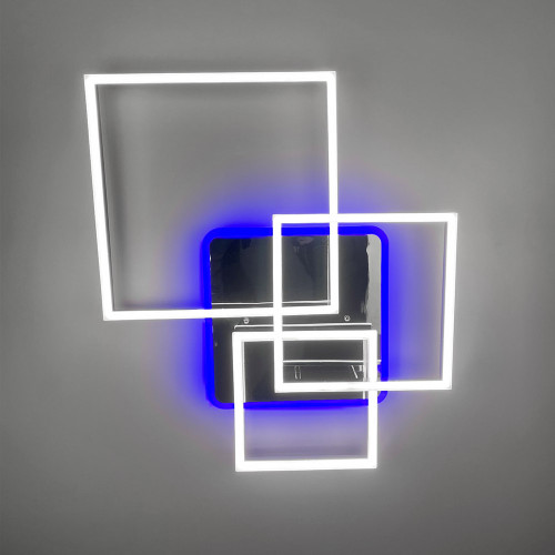 Світлодіодна люстра Ideal Lux Frame у хромованому корпусі | Арт. A 11017/3 RGB CH | Line F