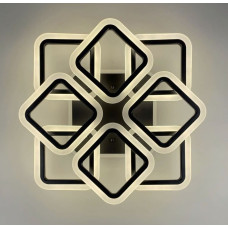 LED люстра на 4+4 рожка квадратной формы | Line F | Арт. A2400/4+4S RGB BK 