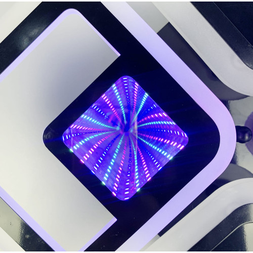 LED світильник із 3D підвісткою Line.F  Колір корпусу Чорний
