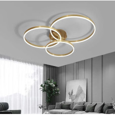 LED люстра Anelli на 3 кільця Line.F A 8008/3 GD