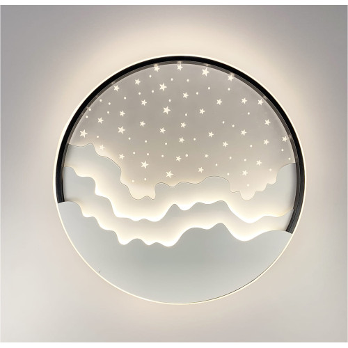 Потолочный LED светильник с имитацией ночного неба | Line F | Арт. 2359-500 WT+BK 