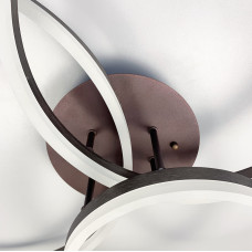 LED люстра Anelli Coffee на 3 кольца | Line F | Арт. A8008/3 BCoffee 