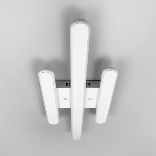 Стельова LED люстра в білому корпусі 62х25х6 см | Line F | Арт. 6203-3 WT 