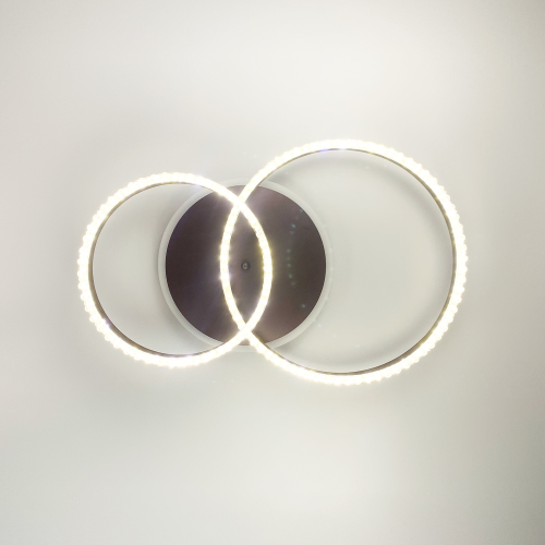 LED люстра кольору coffee із золотистою фурнітурою Line.F A 55061/2B RGB CF