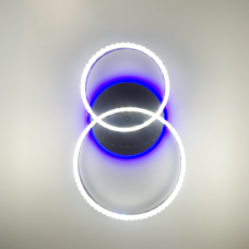 LED люстра кольору coffee із золотистою фурнітурою Line.F A 55061/2B RGB CF