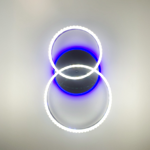 LED люстра кольору coffee із золотистою фурнітурою Line.F A 55061/2B RGB CF