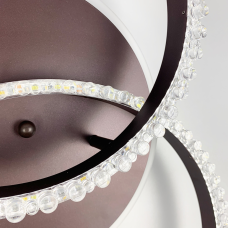 LED люстра кольору coffee із золотистою фурнітурою Line.F A 55061/2B RGB CF