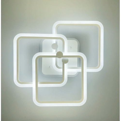 Потолочная люстра LED WH с RGB подсветкой | Line F | Арт. A2503/3S WT 