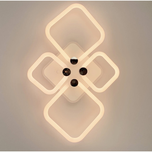 Светильник с LED кольцами, рассеивающий свет на 360° | Line F | Арт. A2837/2+2 RGB LED 