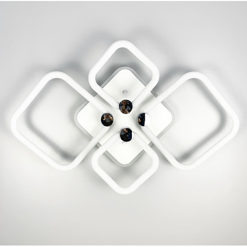 Светильник с LED кольцами, рассеивающий свет на 360° | Line F | Арт. A2837/2+2 RGB LED 