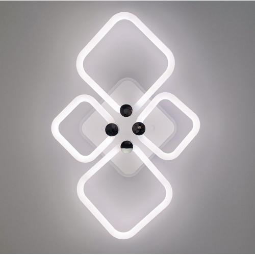 Светильник с LED кольцами, рассеивающий свет на 360° | Line F | Арт. A2837/2+2 RGB LED 