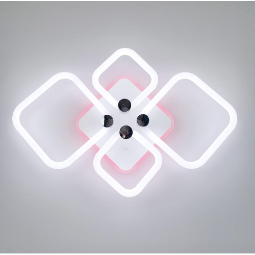 Светильник с LED кольцами, рассеивающий свет на 360° | Line F | Арт. A2837/2+2 RGB LED 